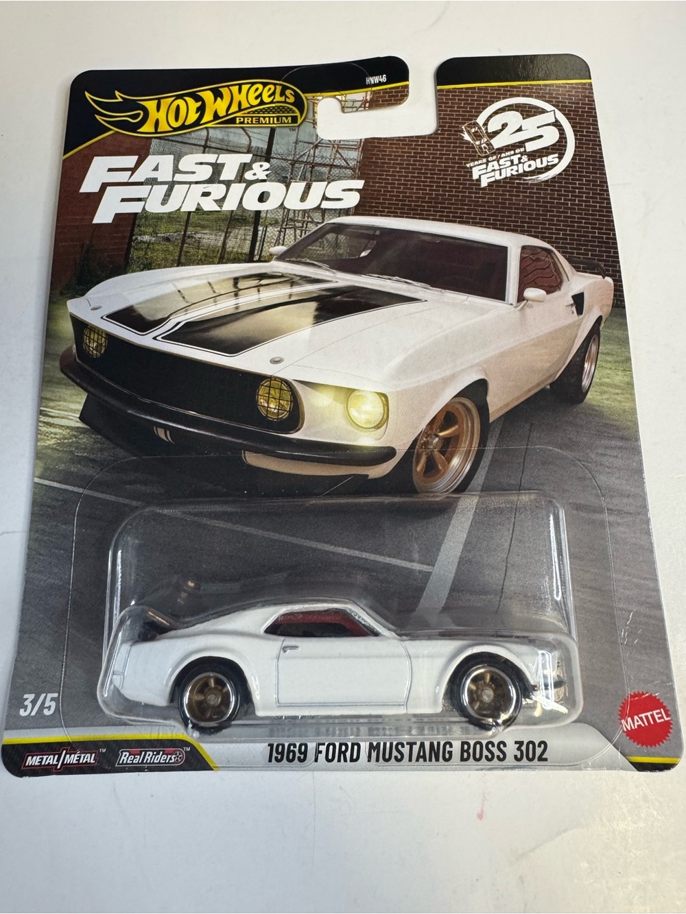 Hot Wheels Premium Fast and Furious 1969 FORD MUSTANG BOSS 302 3/5